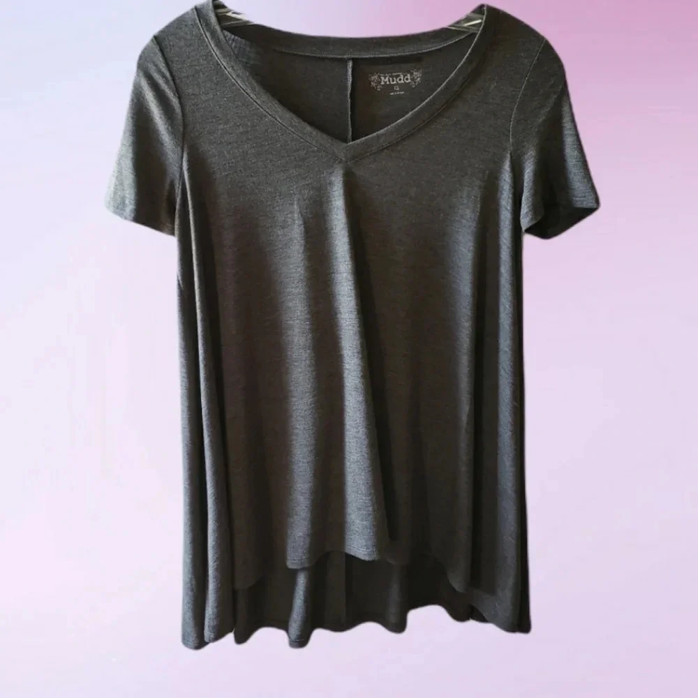 Mudd women blouse dark gray size xs - Picture 2 of 5